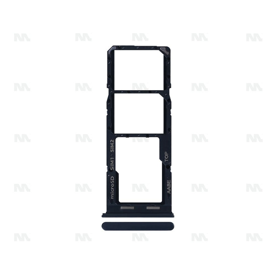 Support pour carte SIM pour Samsung Galaxy A12 A125F - Noir - OEM