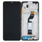 Chassis + Ecran Officiel Service Pack + Vitre pour Xiaomi Redmi 13C 4G / Poco C65 - Noir