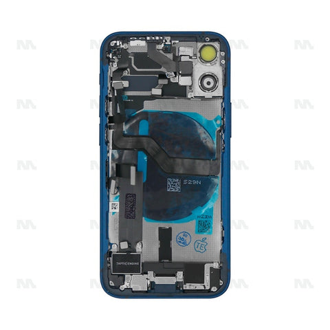 Boîtier pour Apple iPhone 12 Mini avec petites pièces, bleu, OEM