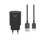 Adaptateur rapide 2-1 CH18W04 USB-A vers USB-C 18 W Noir