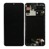 Chassis + Ecran OLED + Vitre pour Samsung Galaxy A30s A307F - Noir