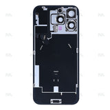 Vitre Arrière avec NFC, cadre d'appareil photo agrandi pour Apple iPhone 16 Pro Max - Titane blanc reconditionné