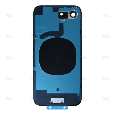 Vitre Arrière sans NFC, cadre de caméra agrandi – Compatible avec Apple iPhone 16e – Noir