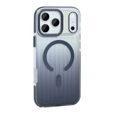 Coque Rixus Aero Ribbed Shield Compatible MagSafe pour Apple iPhone 17 Pro Max, 18 Pro Max - Bleu
