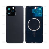 Vitre Arrière sans NFC, cadre de caméra agrandi pour Apple iPhone 15 Pro Max - Noir Titane - Compatible