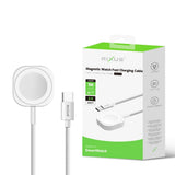 Câble de recharge rapide magnétique pour montre Rixus RXUC19, 1 m, blanc