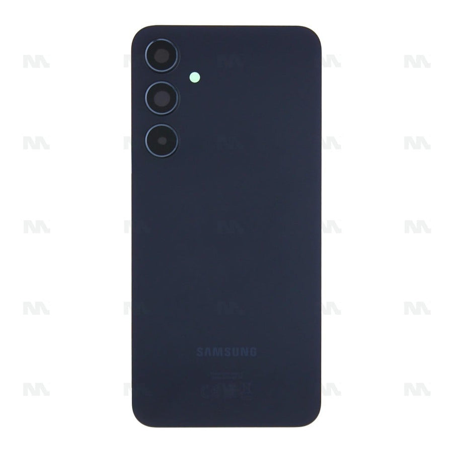 Vitre arrière pour Samsung Galaxy A55 5G A556B avec objectif, bleu marine, Original