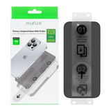 Verre Trempé Confidentialité avec Kit d'Installation Rixus pour Apple iPhone 18 Pro