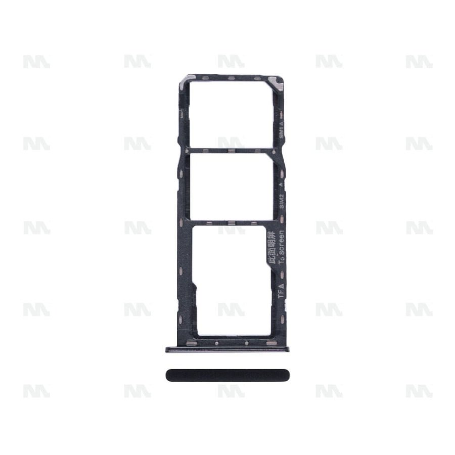 Support pour carte SIM pour Samsung Galaxy A20s A207F - Noir - OEM