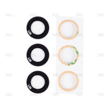 Cache pour objectif d'appareil photo pour Samsung Galaxy A13 5G A136B - Noir (3 pièces) - OEM