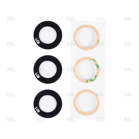 Cache pour objectif d'appareil photo pour Samsung Galaxy A13 5G A136B - Noir (3 pièces) - OEM