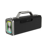 Enceinte Bluetooth Yibolang X49Plus avec deux microphones, couleur noire