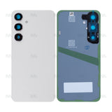Vitre arrière pour Samsung Galaxy S24 S921B avec objectif gris marbré OEM