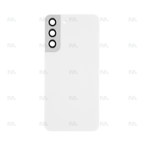 Vitre arrière pour Samsung Galaxy S22 Plus S906B avec objectif Phantom White OEM
