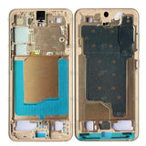 Cadre central pour Samsung Galaxy S25 S931B – Rose doré – OEM