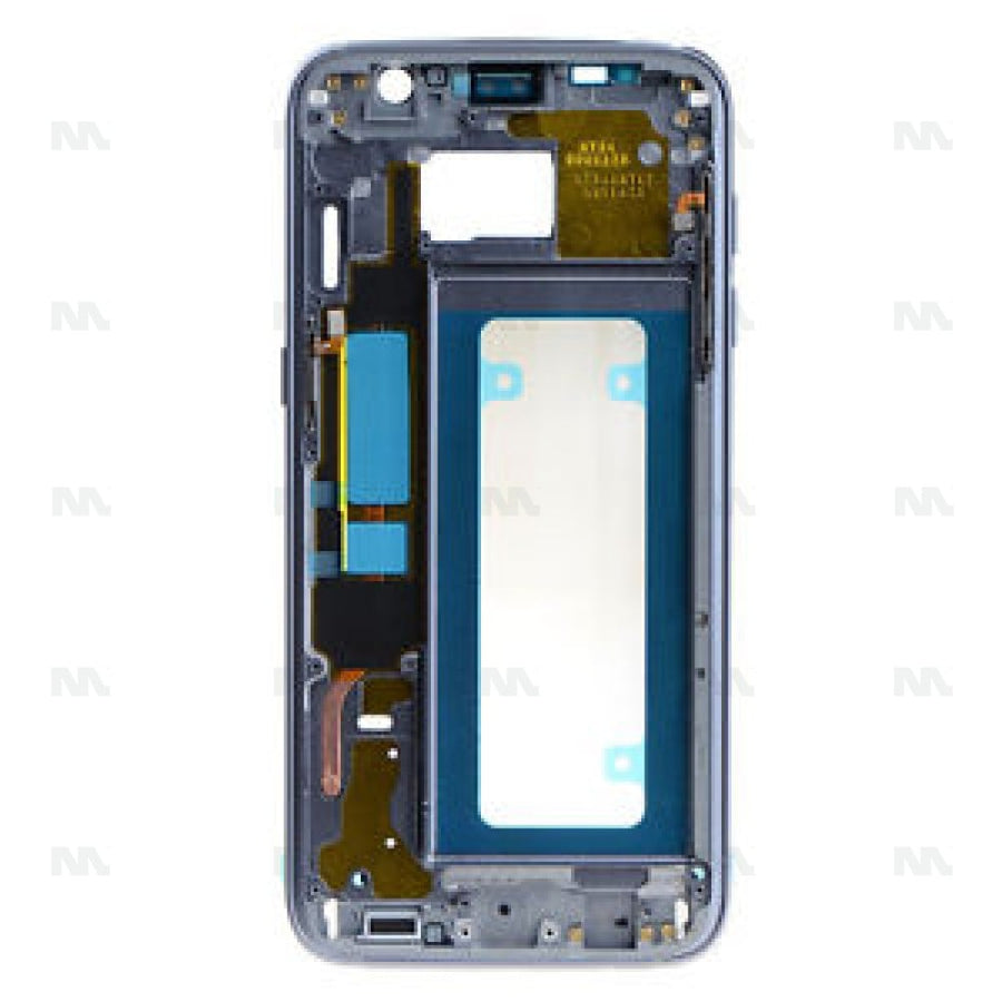 Cadre central noir OEM pour Samsung Galaxy S7 Edge G935F
