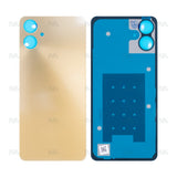 Vitre arrière pour Samsung Galaxy A06 A065F sans objectif, couleur or, OEM
