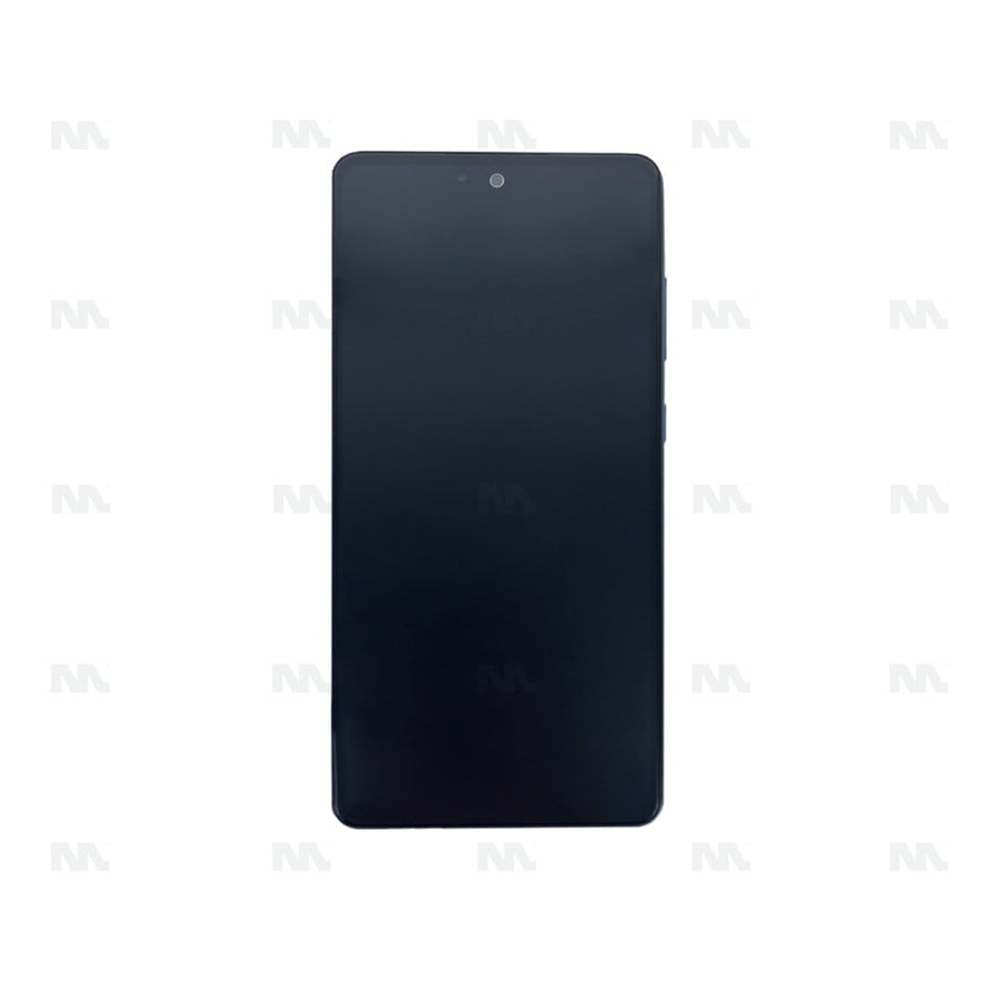 Chassis + Ecran Officiel Service Pack + Vitre pour Samsung Galaxy A72 A725F - Awesome Blue