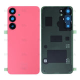Vitre arrière pour Samsung Galaxy S25 Plus S936B avec objectif rouge corail OEM