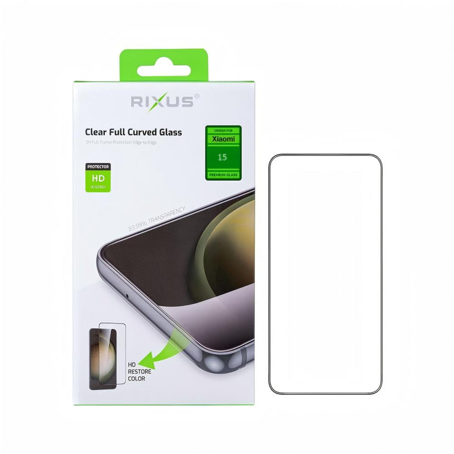 Verre trempé Rixus Clear HD Ultra Line pour Xiaomi 15