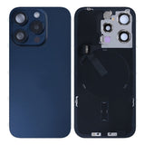 Vitre Arrière avec NFC, cadre d'appareil photo agrandi pour Apple iPhone 15 Pro – Bleu titane reconditionné
