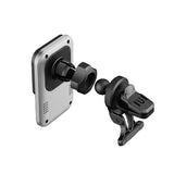 Chargeur de voiture sans fil Rixus RXWC14 compatible MagSafe 15 W gris sidéral