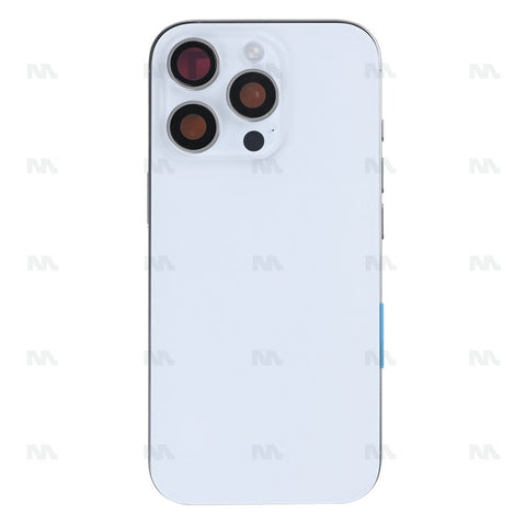 Boîtier avec petites pièces en titane blanc OEM pour Apple iPhone 16 Pro