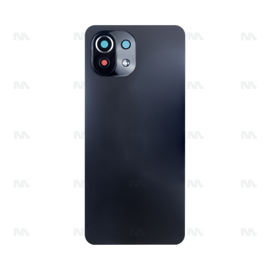 Vitre arrière pour Xiaomi Mi 11 Lite avec objectif Boba Black OEM