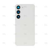 Vitre arrière pour Samsung Galaxy S23 S911B avec lentille crème Original