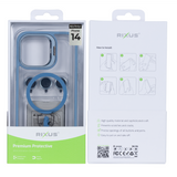 Étui Rixus Classic 03 avec MagSafe pour Apple iPhone 14 bleu clair