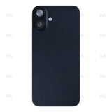 Vitre Arrière avec NFC, cadre d'appareil photo agrandi pour Apple iPhone 16 Plus – Noir – Reconditionné