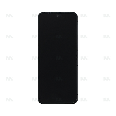 Chassis + Ecran Officiel Service Pack + Vitre pour Samsung Galaxy Z Flip4 F721B - Graphite