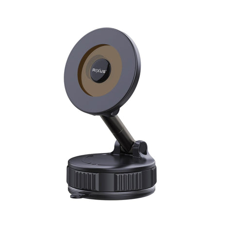 Support magnétique à ventouse pour téléphone Rixus RXHM71 Noir