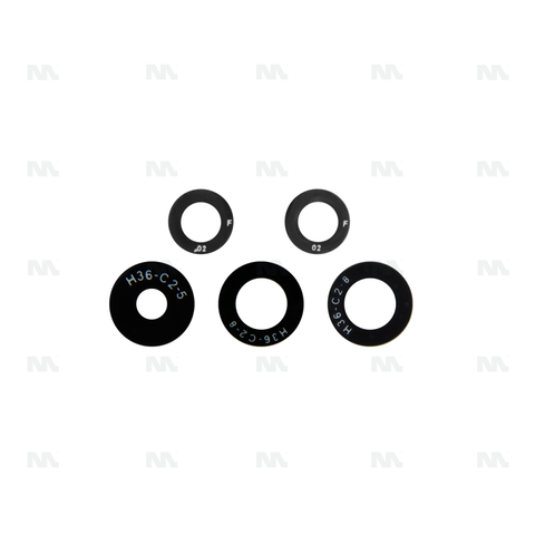 Jeu de caches pour objectif d'appareil photo (5 pièces) OEM pour Samsung Galaxy A33 5G A336B, A53 5G A536B