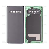 Vitre arrière pour Samsung Galaxy S10 G973F avec prisme noir OEM