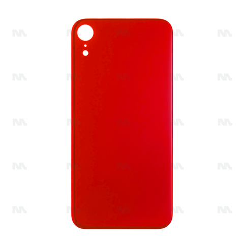 Vitre Arrière pour Apple iPhone XR, cadre de caméra agrandi rouge Compatible