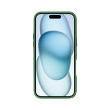 Étui Rixus Classic 03 avec MagSafe pour Apple iPhone 16 Pro Max vert foncé