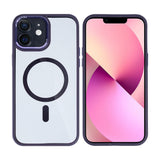 Étui Rixus Classic 04 avec MagSafe pour Apple iPhone 12 violet