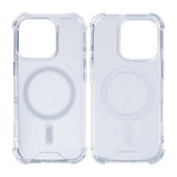 Étui anti-éclatement Rixus avec MagSafe pour Apple iPhone 16 Pro transparent
