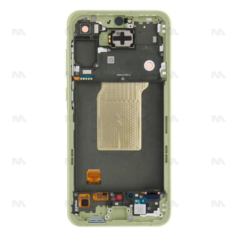 Chassis + Ecran Officiel Service Pack + Vitre pour Samsung Galaxy A55 A556B Lemon