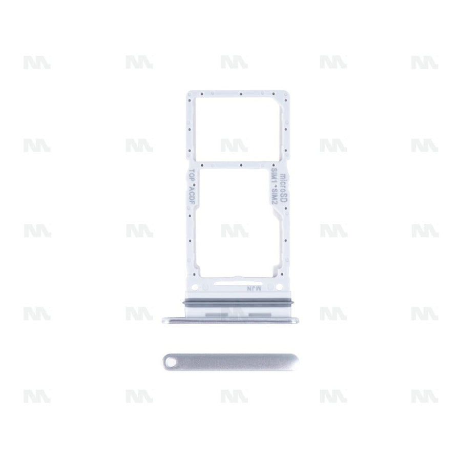 Support de carte SIM argenté OEM pour Samsung Galaxy A34 A346B