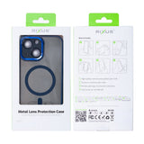 Étui Rixus Classic 04 avec MagSafe pour Apple iPhone 13 bleu foncé