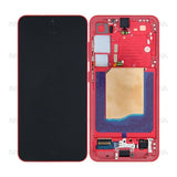 Chassis + Ecran LCD + Vitre pour Samsung Galaxy S25 S931B Red Pre - Assembled