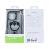 Étui Rixus Classic 03 avec MagSafe pour Apple iPhone 16 Pro Max vert foncé