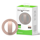 Support pour anneau en silicone Rixus RXPH50 pour Magsafe, rose clair