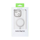 Étui Rixus Instinct Mag pour Apple iPhone 13, 14 Argent