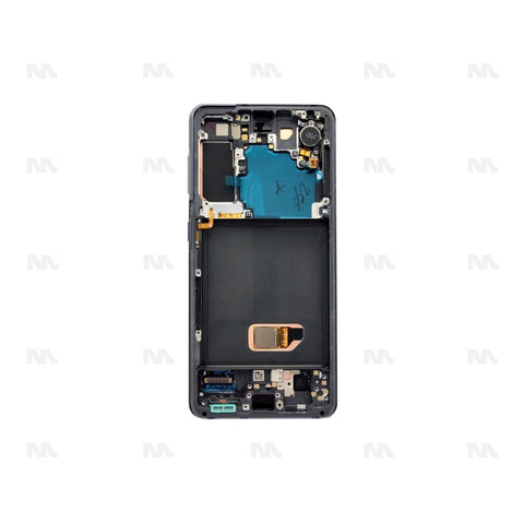 Chassis + Ecran LCD + Vitre pour Samsung Galaxy S21 5G G991B Phantom Grey Pre - Assembled