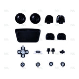 Jeu de boutons noir nuit (16 pièces) OEM pour manettes PlayStation 5