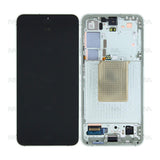 Chassis + Ecran LCD + Vitre pour Samsung Galaxy S24 S921B Jade Green Pre - Assembled