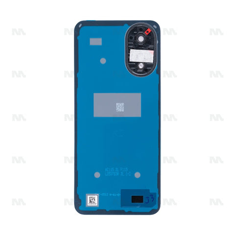 Vitre arrière pour Oppo A18 avec lentille noir brillant OEM